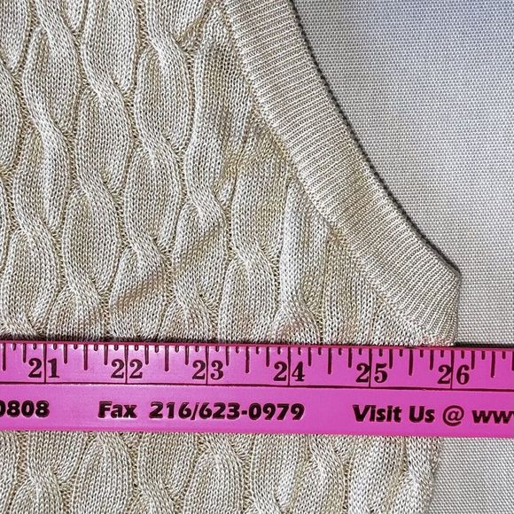 Bobby Jones XL 100% Cotton Vest Outdoors Golf Made in‎ USA - Picture 5 of 6